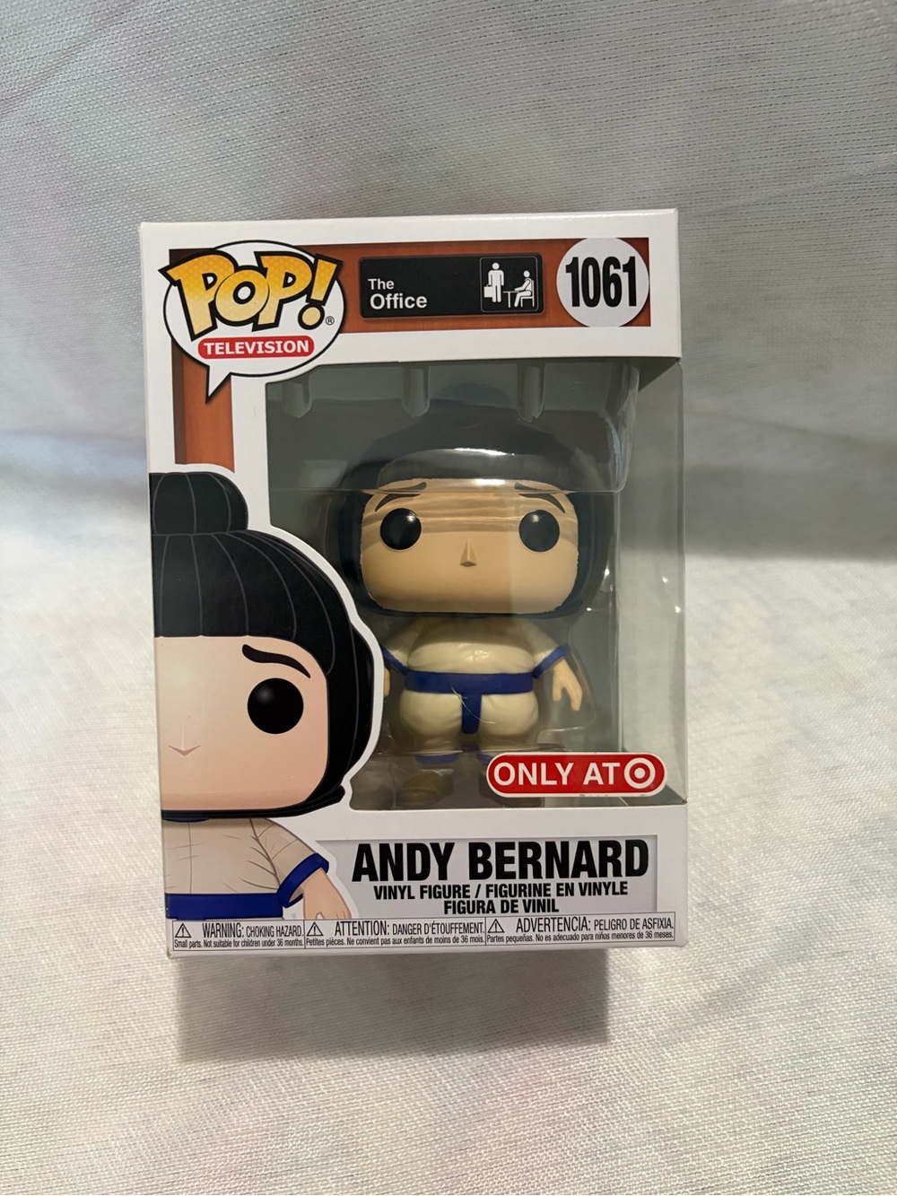 Funko Pop! Andy Bernard Vinyl Figure - Cream & Blue